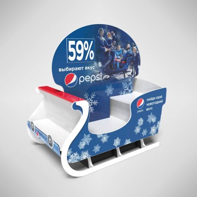 Стойка картонная рекламная