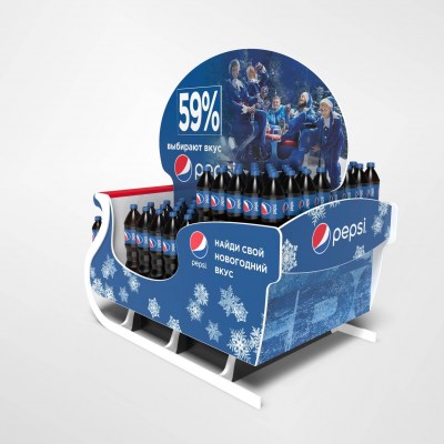 Стойка картонная рекламная